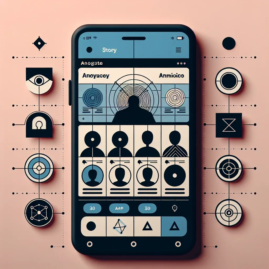 Sure! Here’s an SEO-optimized alt text for the image: "Illustration of the Instagram interface highlighting the Story Viewer feature, showcasing anonymous browsing options for enhanced privacy and user experience."