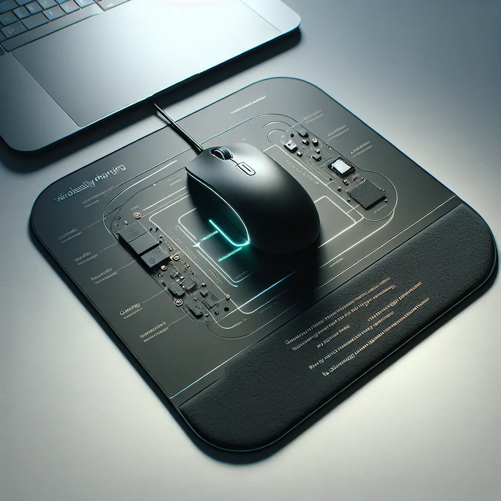 Why do some mousepads feature built-in wireless charging capabilities?