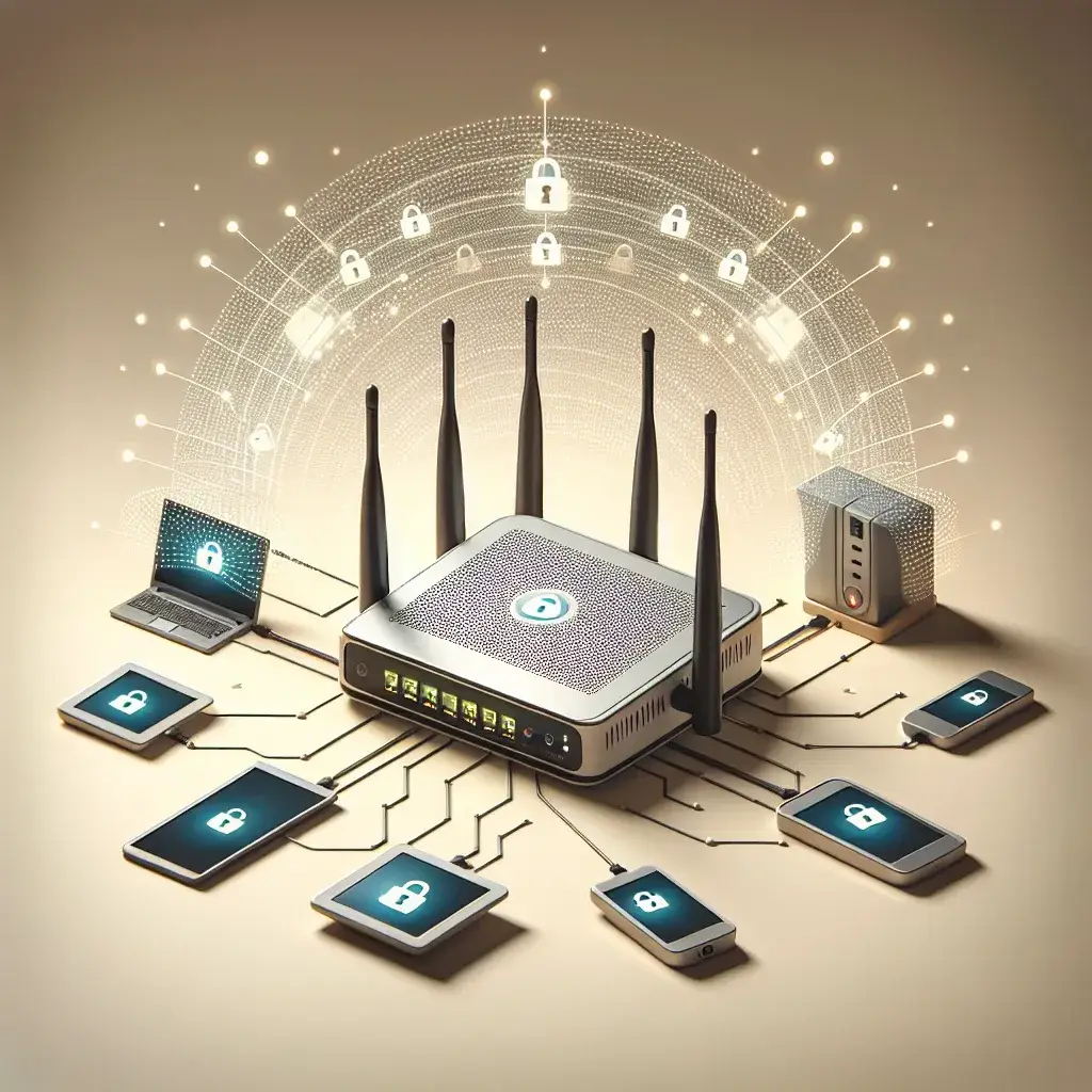 How do I create a secure WiFi network with my router?
