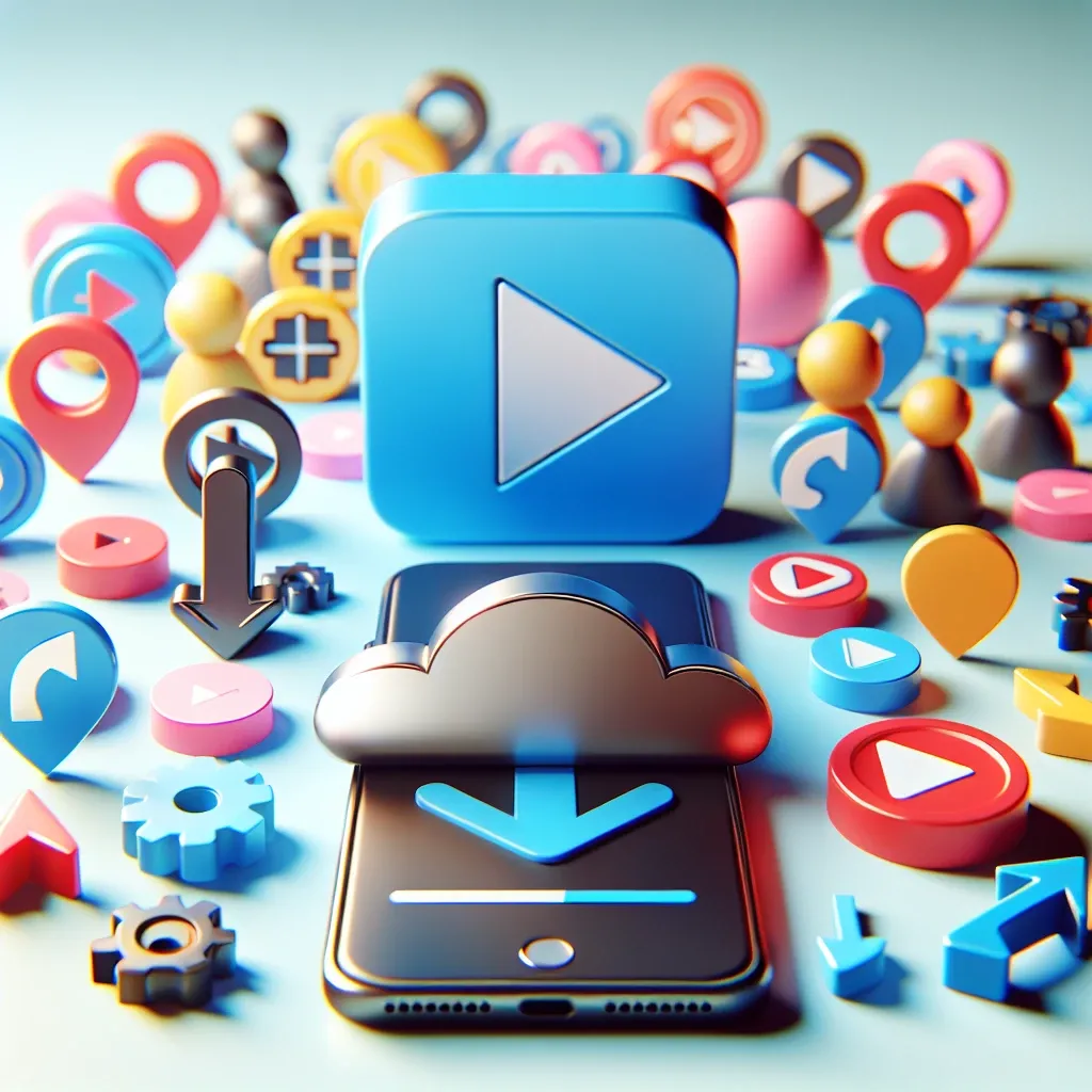 "Person holding a smartphone displaying a TikTok video downloader app interface, illustrating tips from 'The Ultimate Guide to TikTok Video Downloaders: Everything You Need to Know'."